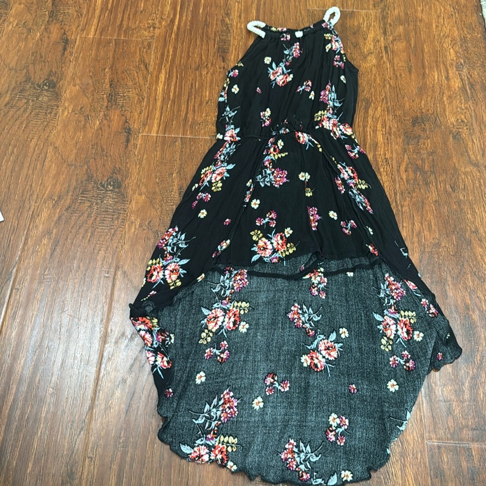 Zunie rope strap floral dress